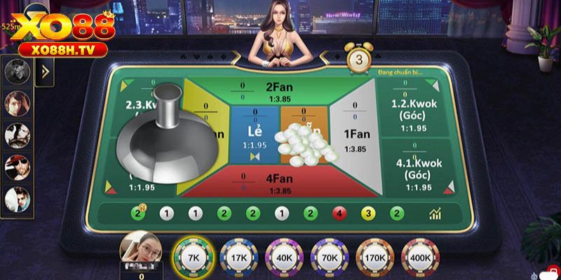 Ưu điểm khi trải nghiệm fantan tại xo88